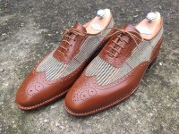 Tweed brogue oxford handmade shoes by rozsnyai (1)